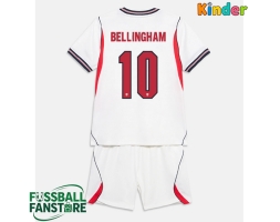 England Jude Bellingham #10 Replik Heimtrikot Kinder WM 2026 Kurzarm (+ Kurze Hosen)